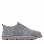 Mens Slippers Flex Grey