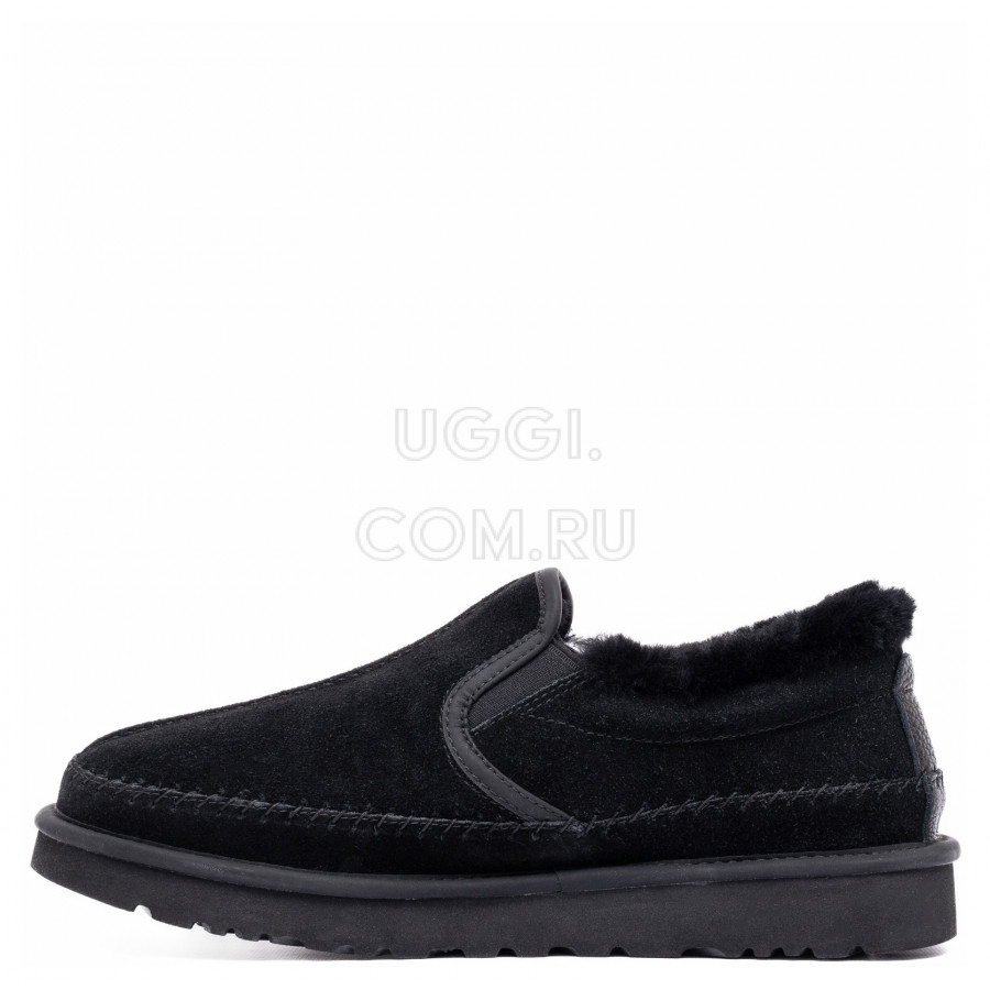 Мужские UGG Mens Stitch Slip Black