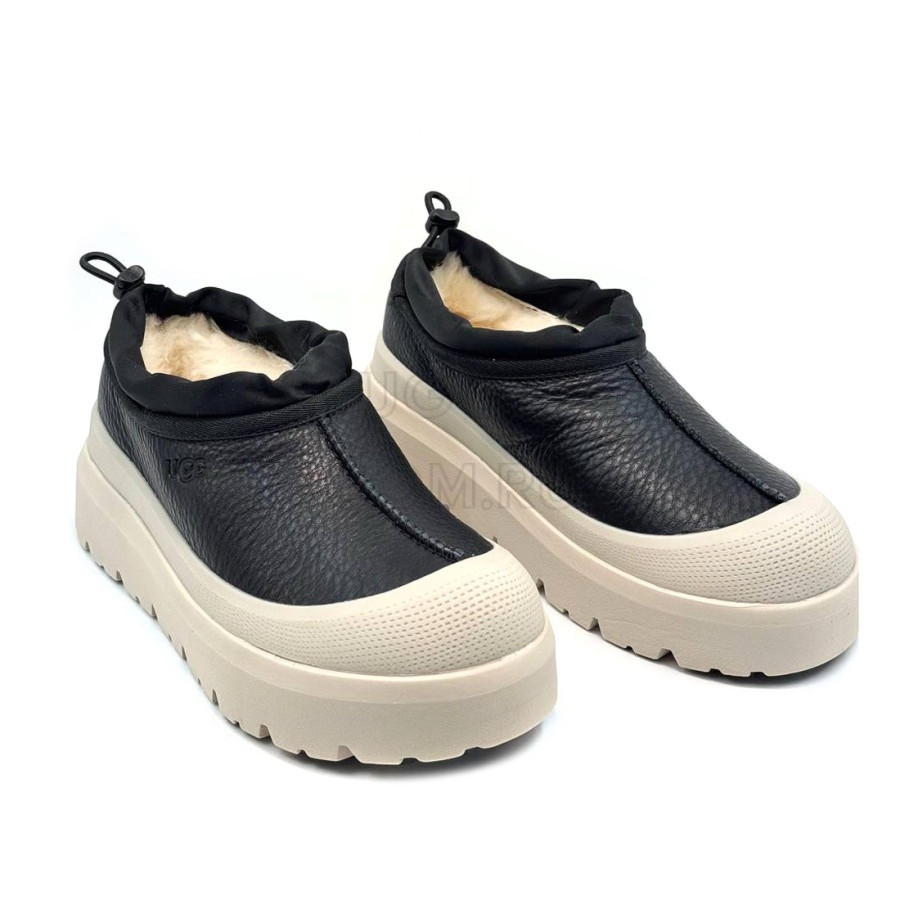 Женские UGG Tasman Hybrid Leather Black