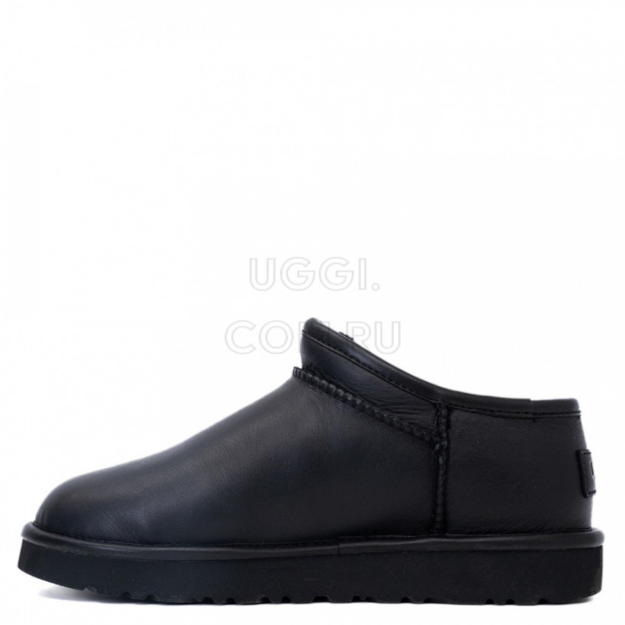 Женские UGG Ultra Mini Tasman Leather Black