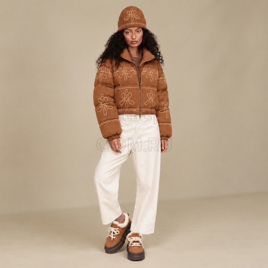 Женские UGG Heritage Utility Sneaker Chestnut