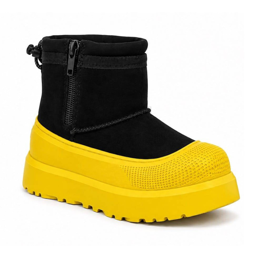 Детские UGG Kids Mini Weather Hybrid Black/Summer Wheat