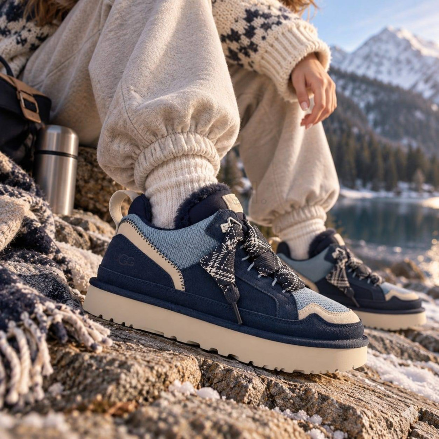 Женские UGG Lowmel Sneaker Dark Indigo Sea Salt