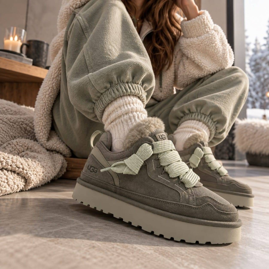 Женские UGG Lowmel Sneaker Dense Smoke Artichoke
