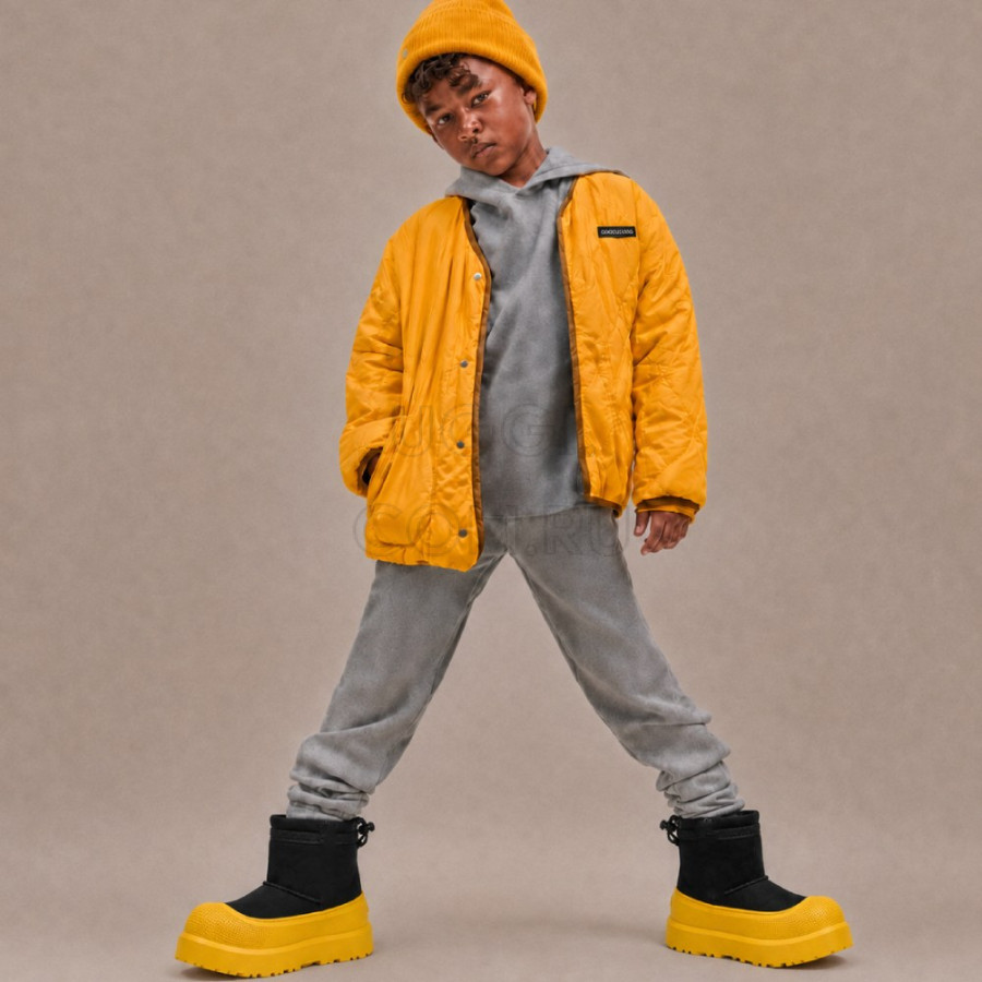 Детские UGG Kids Mini Weather Hybrid Black/Summer Wheat