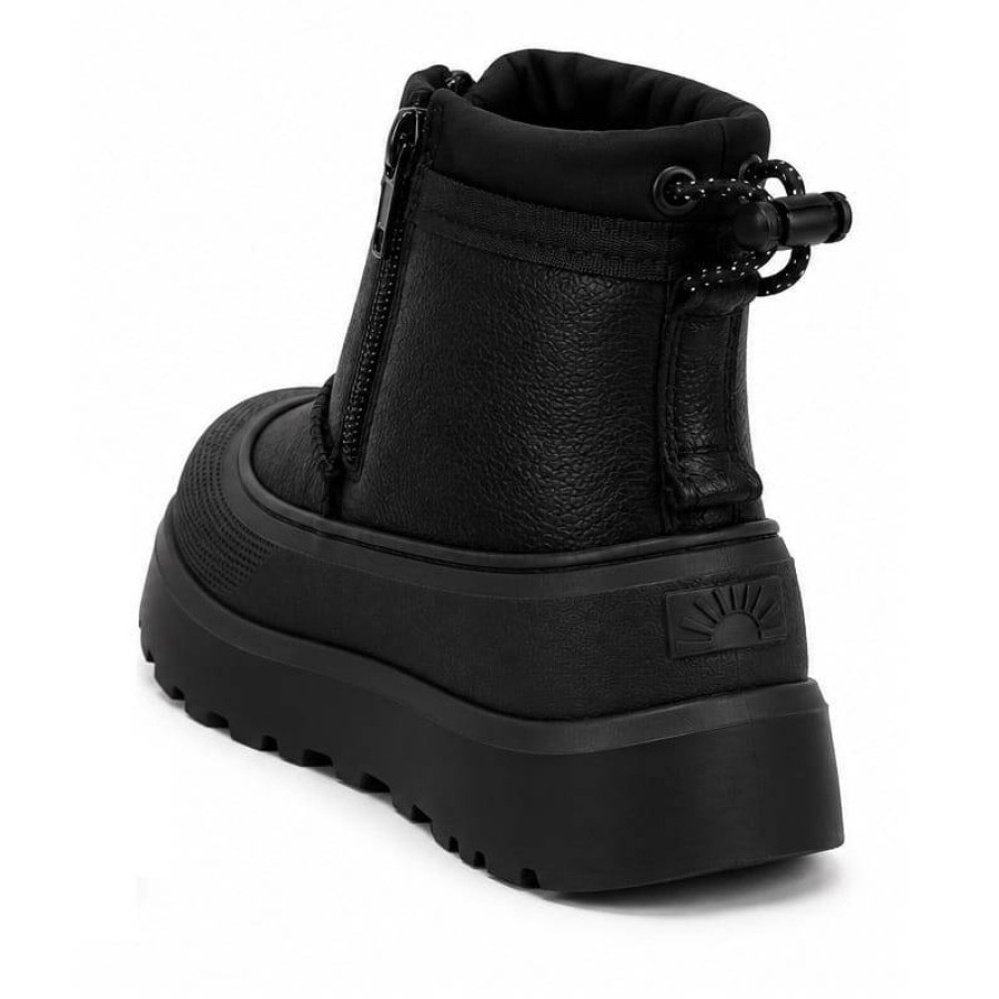 Детские UGG Kids Mini Weather Hybrid Leather Black