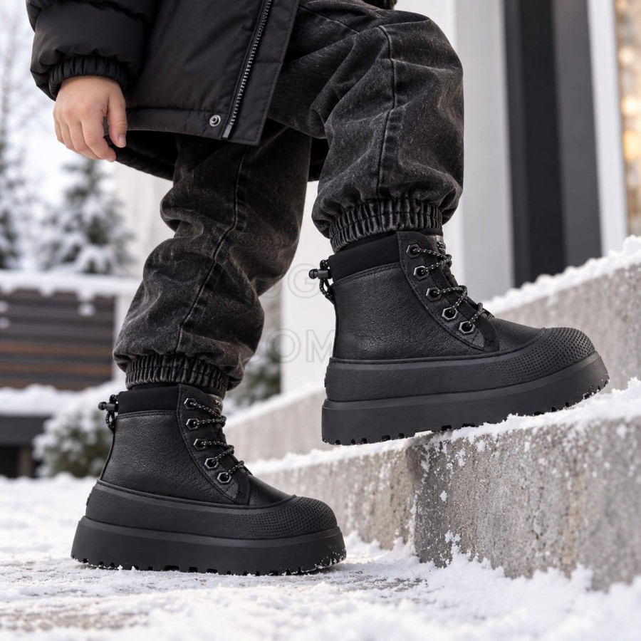 Детские UGG Kids Neumel Hybrid Leather Black