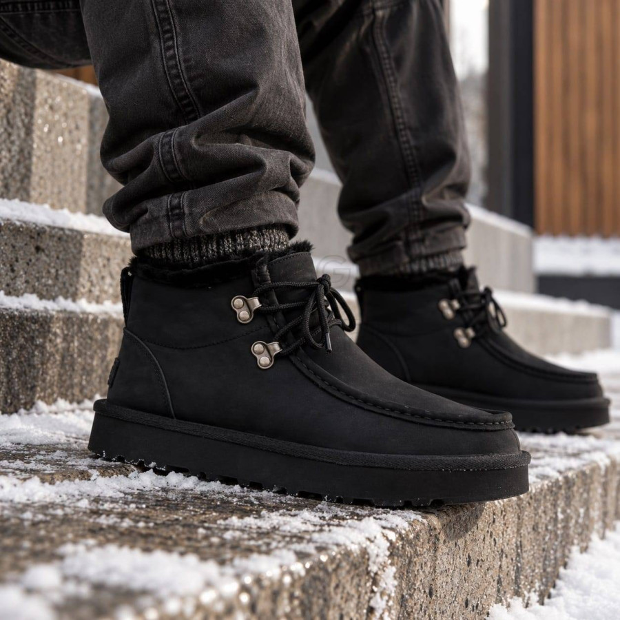 Мужские UGG Mens Ambush Woven Boot Black