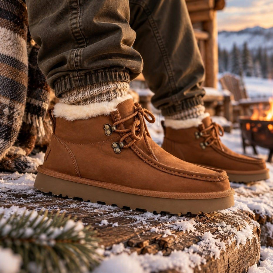 Мужские UGG Mens Ambush Woven Boot Chestnut