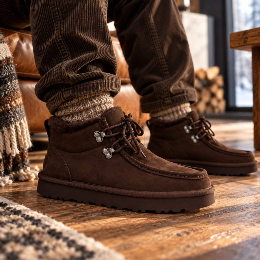 Мужские UGG Mens Ambush Woven Boot Chocolate