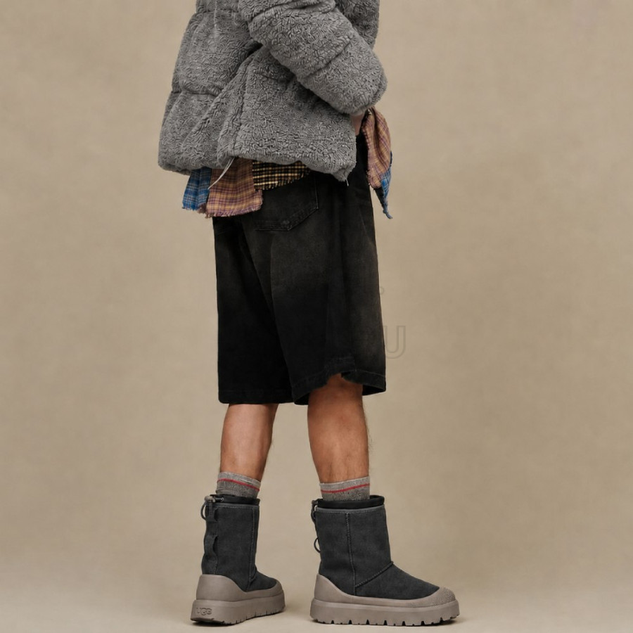 Мужские UGG Mens Classic Short Weather Hybrid Obsidian Cobble Grey