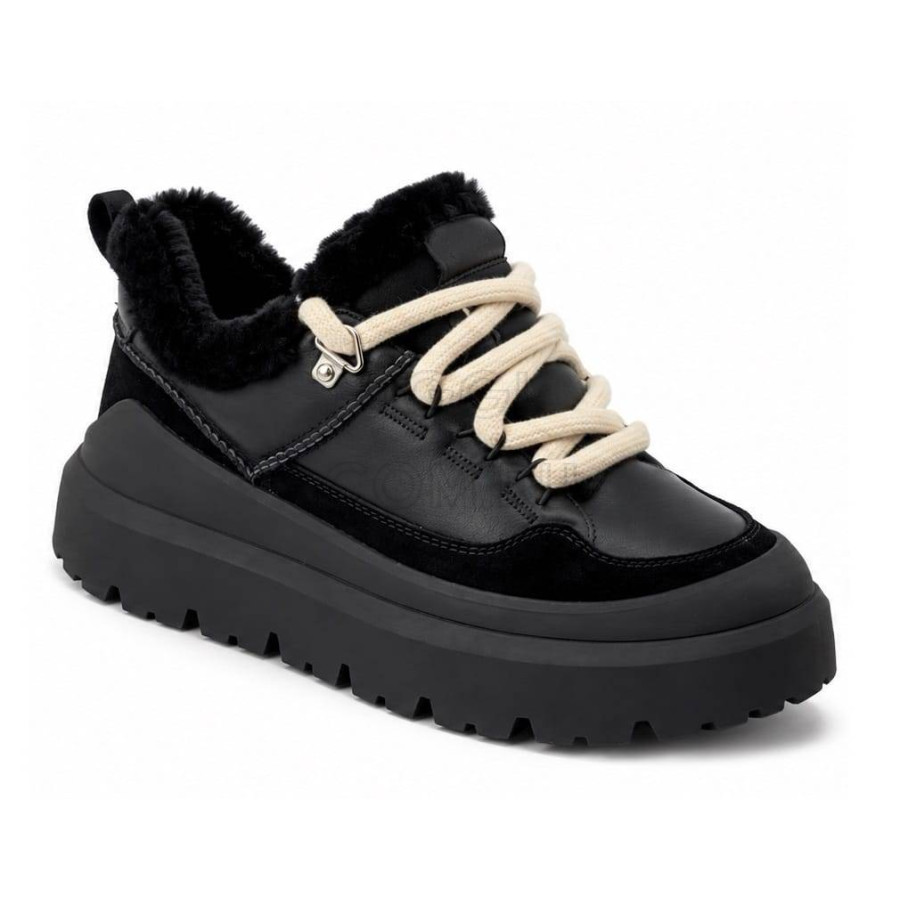 Мужские UGG Mens Heritage Utility Sneaker Leather Black