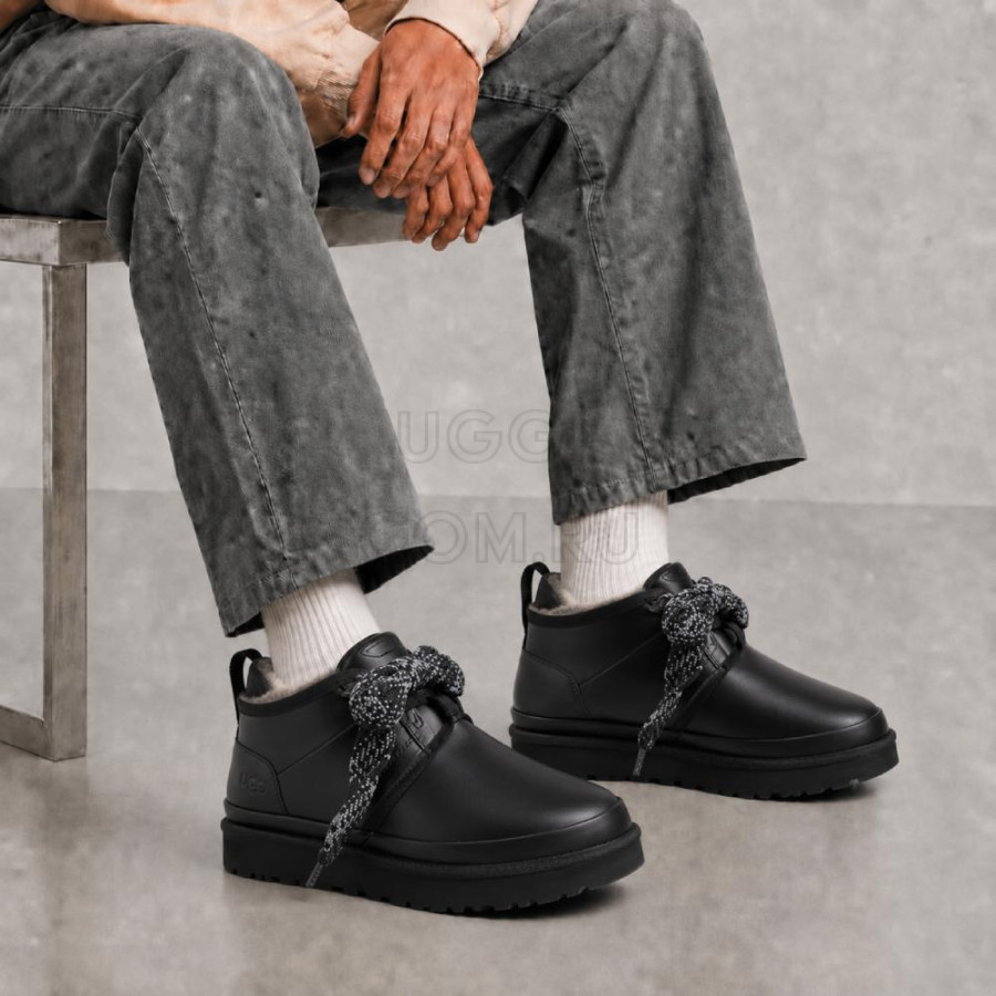 Мужские UGG Mens Neumel Ft Moss Leather Black