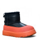 Детские UGG Kids Mini Weather Hybrid Leather Black/Orange