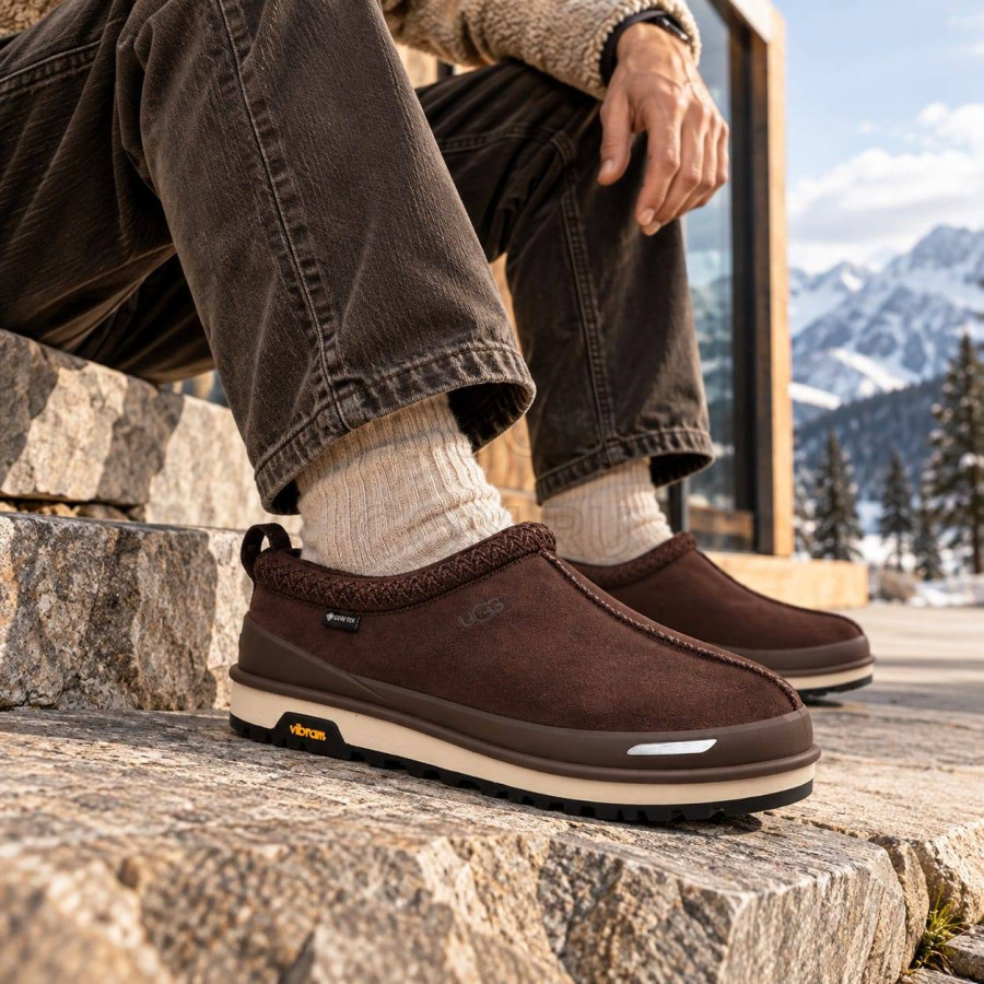 Мужские UGG Mens Tasman Slipper Guard Gtx Chocolate