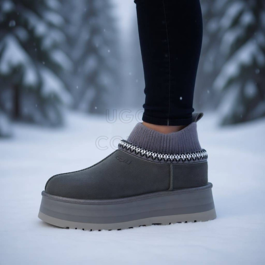 Женские UGG Tazz Knit Platform Grey