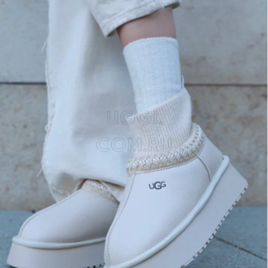 Женские UGG Tazz Knit Platform White