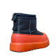 Детские UGG Kids Mini Weather Hybrid Leather Black/Orange