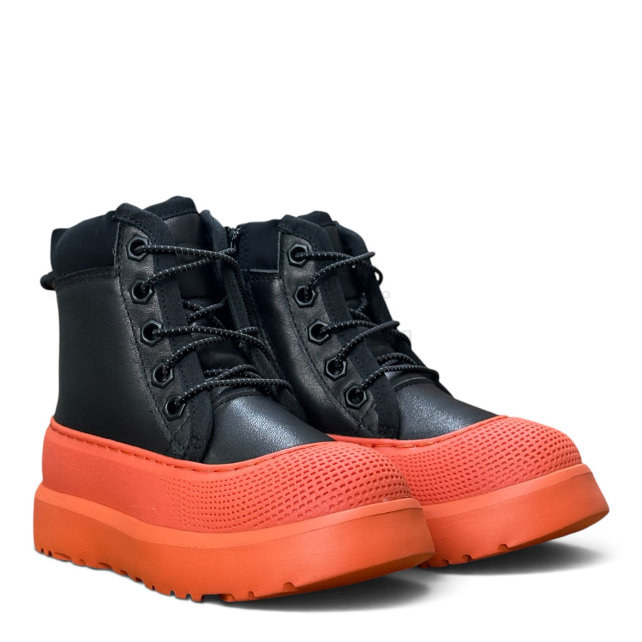 Детские UGG Kids Neumel Hybrid Leather Black/Orange