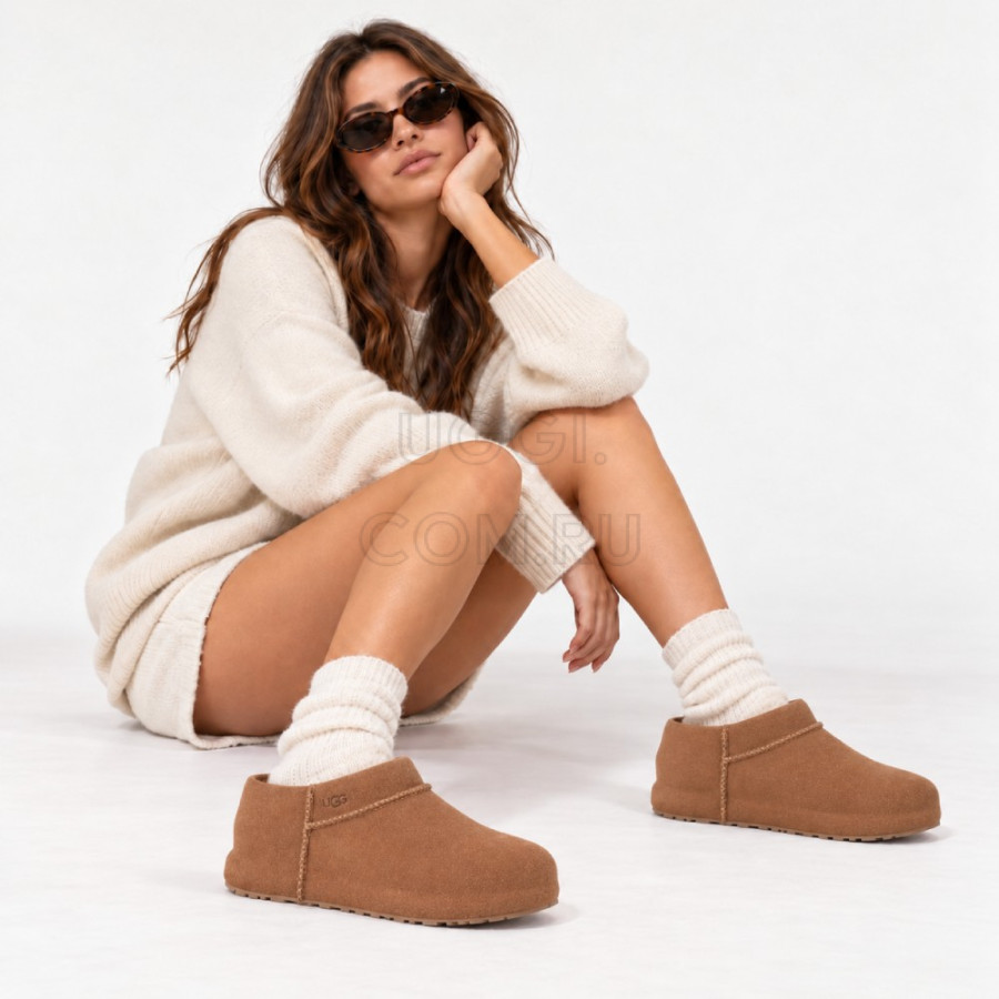 Женские UGG Enwrap Clog Chestnut