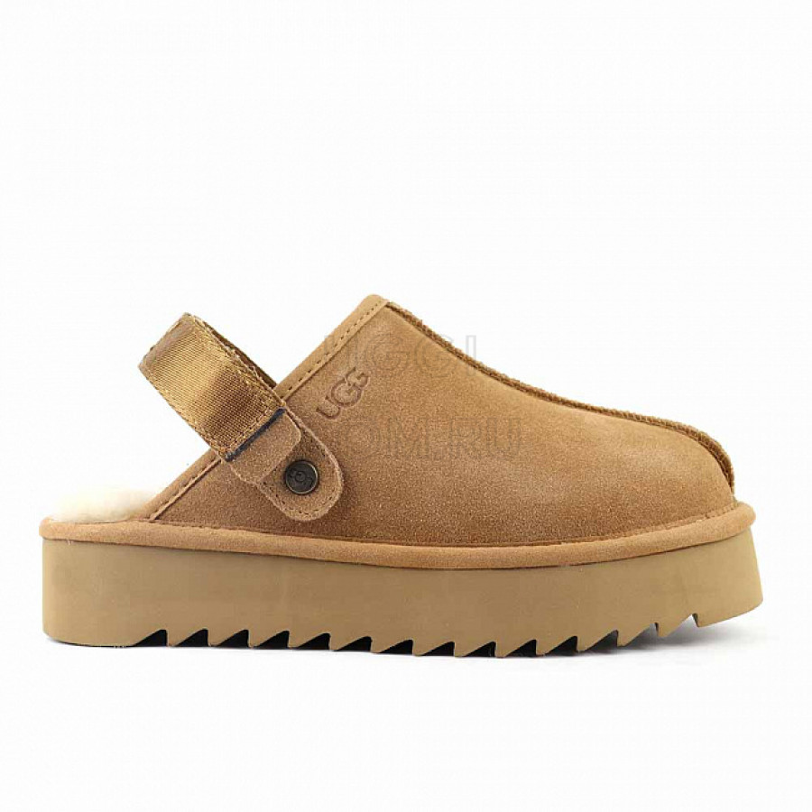 Женские UGG Goldenstar Clog Platform Chestnut