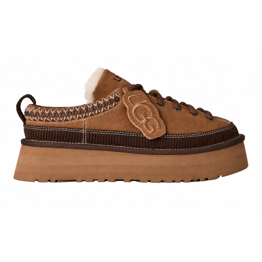 Женские UGG Heritage Lace-Up Slipper Chestnut
