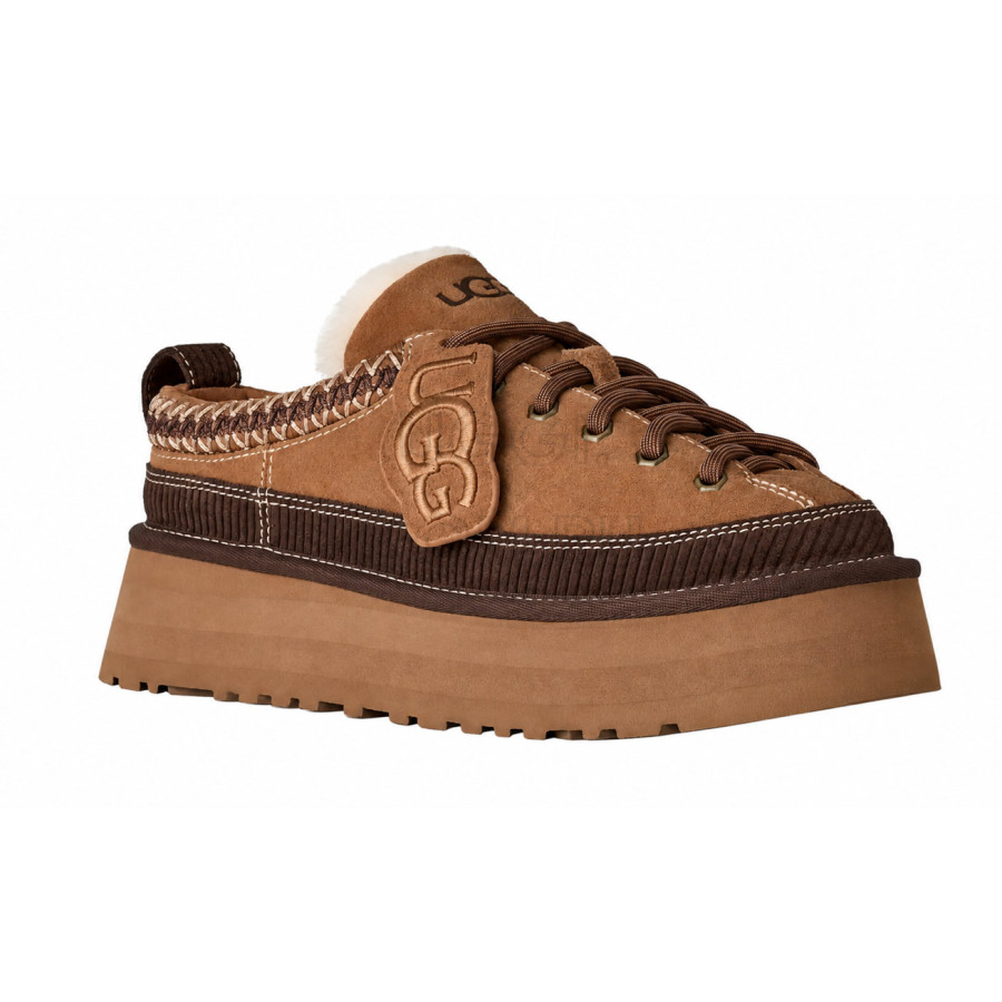 Женские UGG Heritage Lace-Up Slipper Chestnut