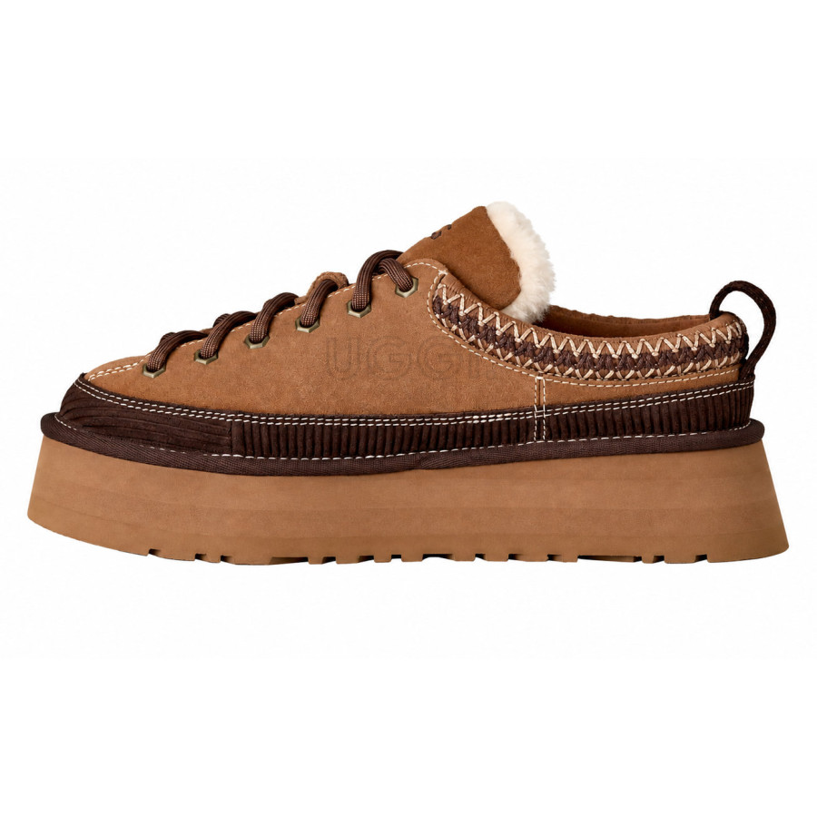 Женские UGG Heritage Lace-Up Slipper Chestnut