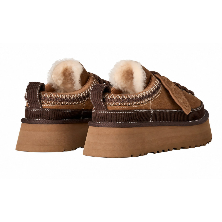 Женские UGG Heritage Lace-Up Slipper Chestnut