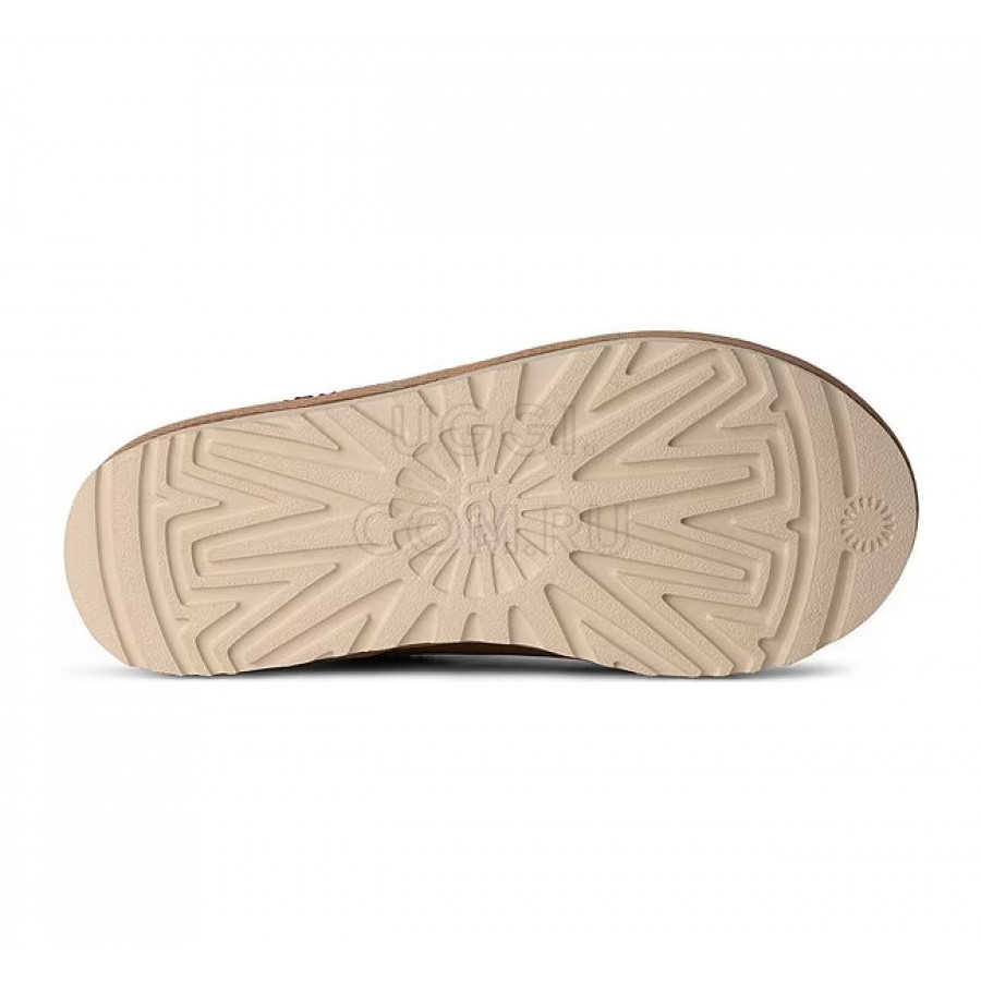 Женские UGG Tasman Slipper Sand Dark Cherry
