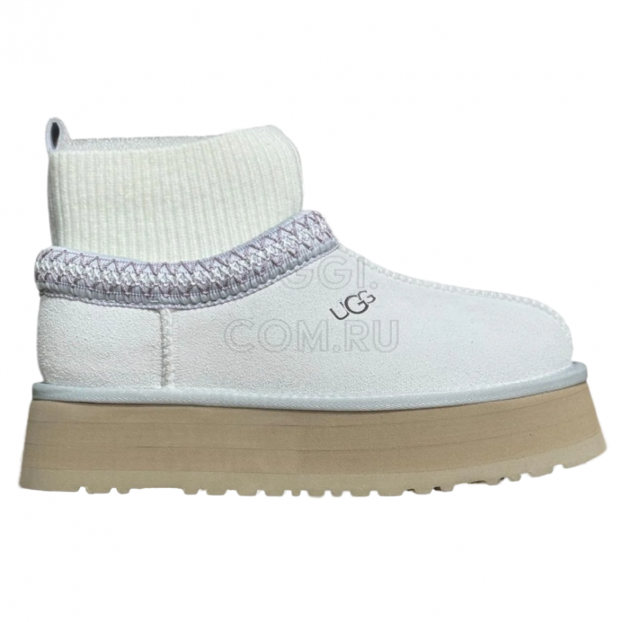 Женские UGG Tazz Knit Platform White