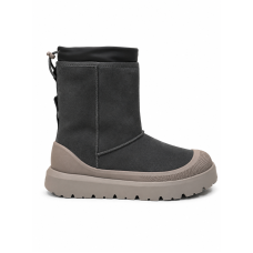 UGG Mens Classic Short Weather Hybrid Obsidian Cobble Grey