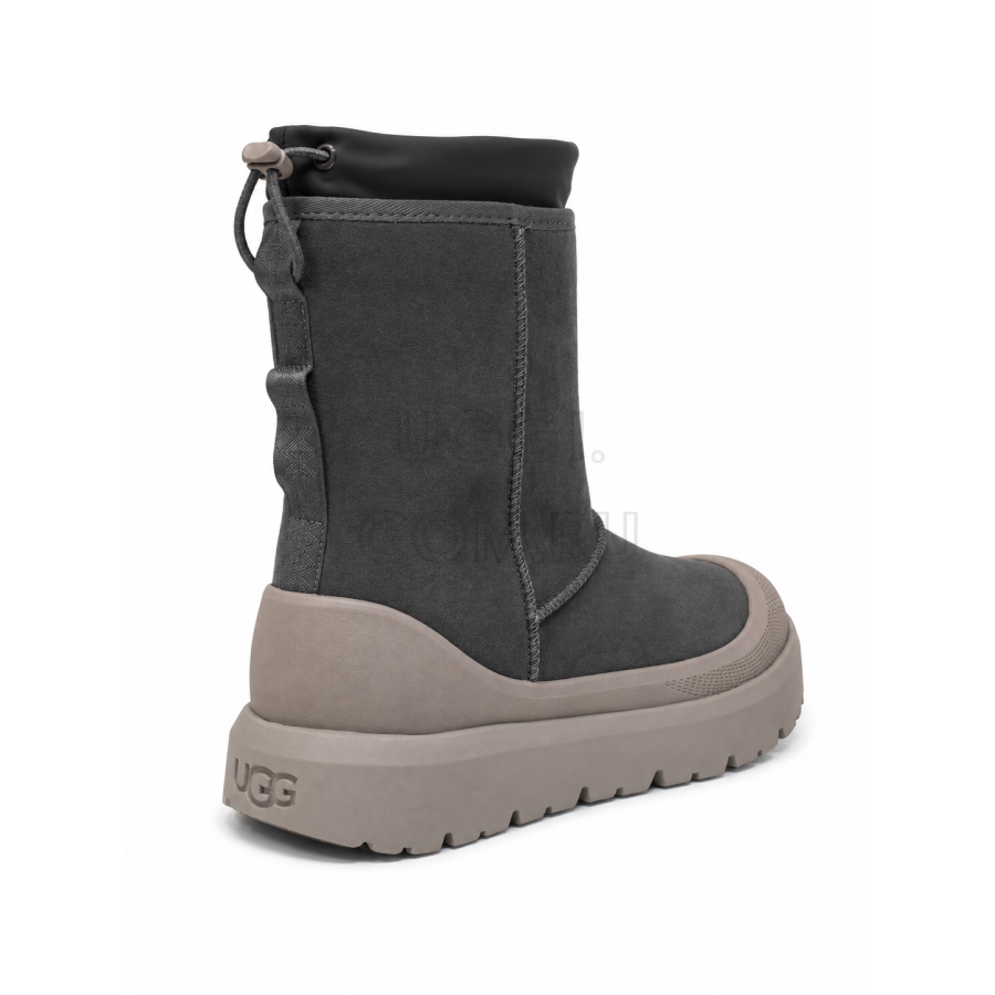 Мужские UGG Mens Classic Short Weather Hybrid Obsidian Cobble Grey