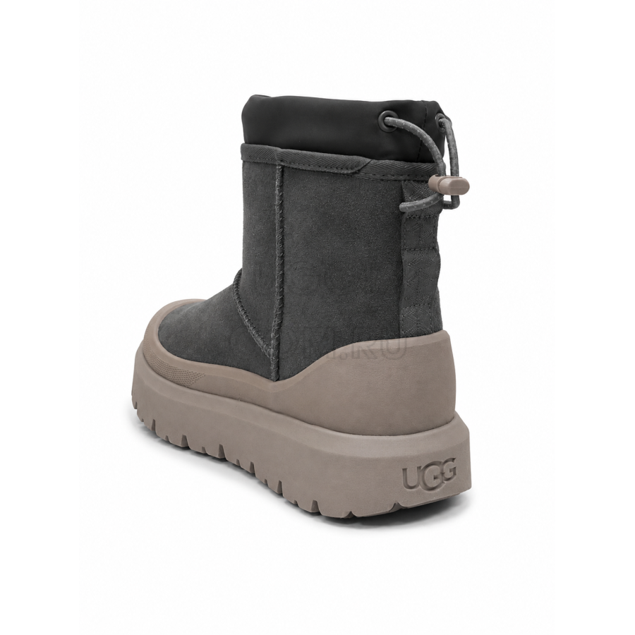 Женские UGG Classic Mini Weather Hybrid Obsidian Cobble Grey