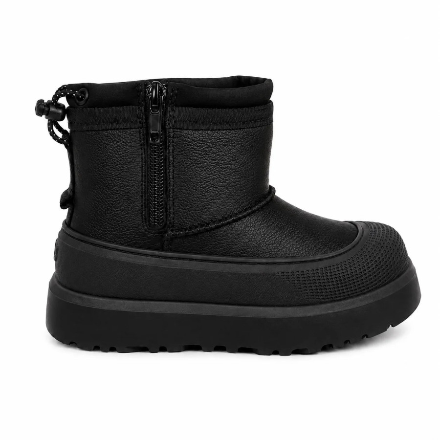 Детские UGG Kids Mini Weather Hybrid Leather Black
