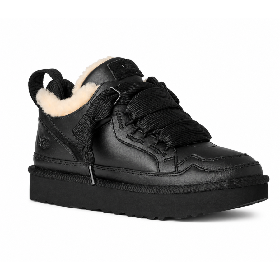 Женские UGG Lowmel Sneaker Leather Black