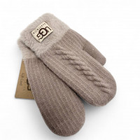 Вязаные Варежки UGG Coffee